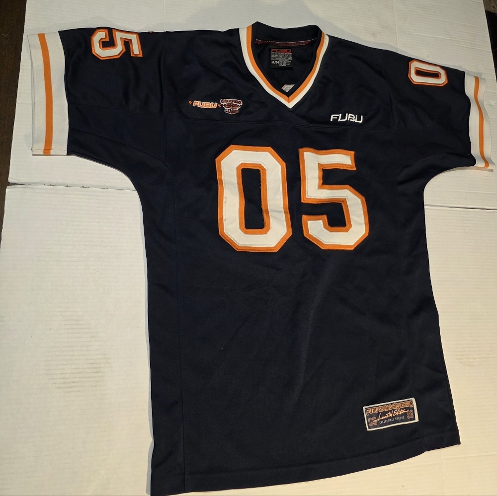 Rare FUBU Sports Collection Limited Edition Jersey Chicago Bears Mens Med